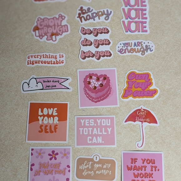 Inspirational Sticker Set - Picture 3 of 4